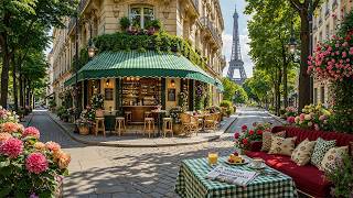 Download lagu Paris Morning Cafe Ambience 🌿 Jazz Relaxing Music at Outdoor Coffee Shop for Work, Study