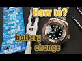 Quartz watch battery change  how to easily swap a watch battery