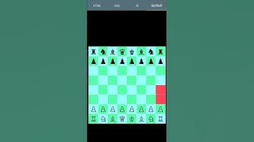Chess Game  Using Html | Css | Js