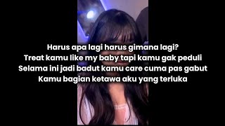 Badut (Harus Apa Lagi?) Karaoke   Lirik