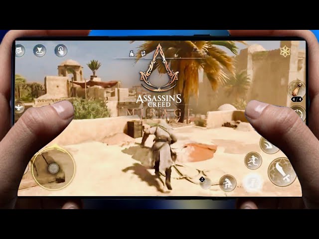 Assassin's Creed Mirage Mobile First Look | Gameplay iphone 15pro🔥 class=