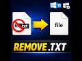How to Create a File Without Extension in Windows 11 or 10 | GearUpWindows Tutorial