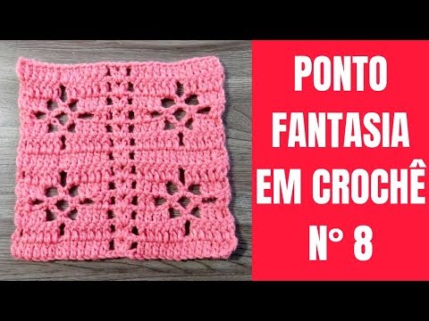 PONTO FANTASIA EM CROCHÊ.