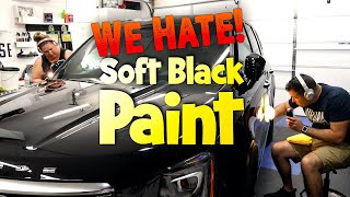 We HATE Soft Black Car Paint! / Paint Enhancement & Ceramic Coating screenshot 1