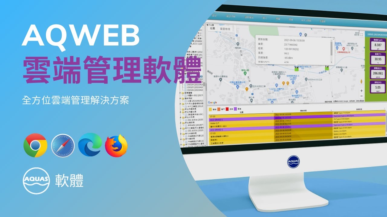 AQWEB水環境雲端管理軟體簡介 - YouTube