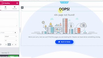How To Customize 404 Page With Hostiko Elementor