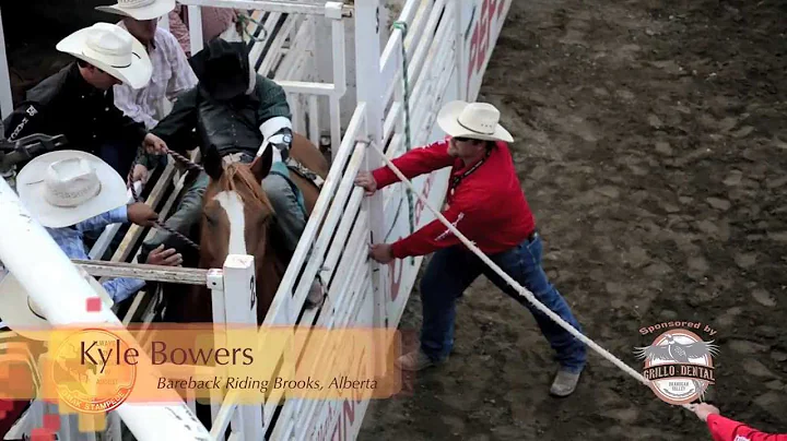 Kyle Bowers Bareback Riding at the Omak Stampede