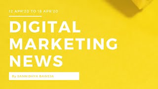 #DMNEWS | GOOGLE ADS DATA HUB, YOUTUBE VIDEO BUILDER LAUNCH, FACEBOOK STORIES, INSTAGRAM LIVE STREAM