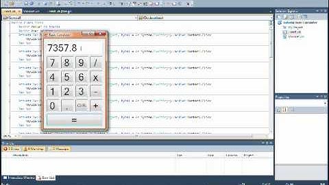 Visual Basic - Tutorial Basic Calculator