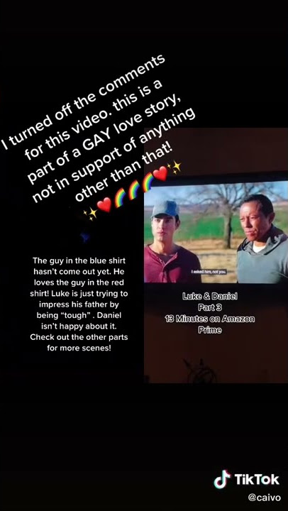 part #3 of a love story from #netflix movie😁😍 #shorts #lgbt #love #support #tiktok #gay #13minutes