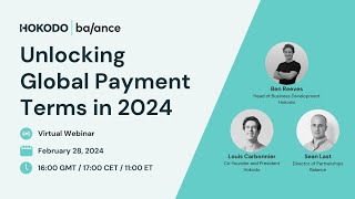 Webinar: Unlocking Global Payment Terms in 2024