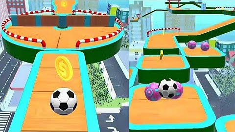 Sky Rolling Ball 3D - All level Gameplay Walkthrough Android iOS (level 182-183)