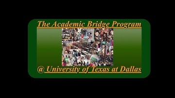 The Academic Bridge Program Student Video Testimonial