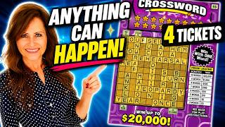 ✨Crossword Tickets! One Word Lottery Scratch Off Tickets #lottery