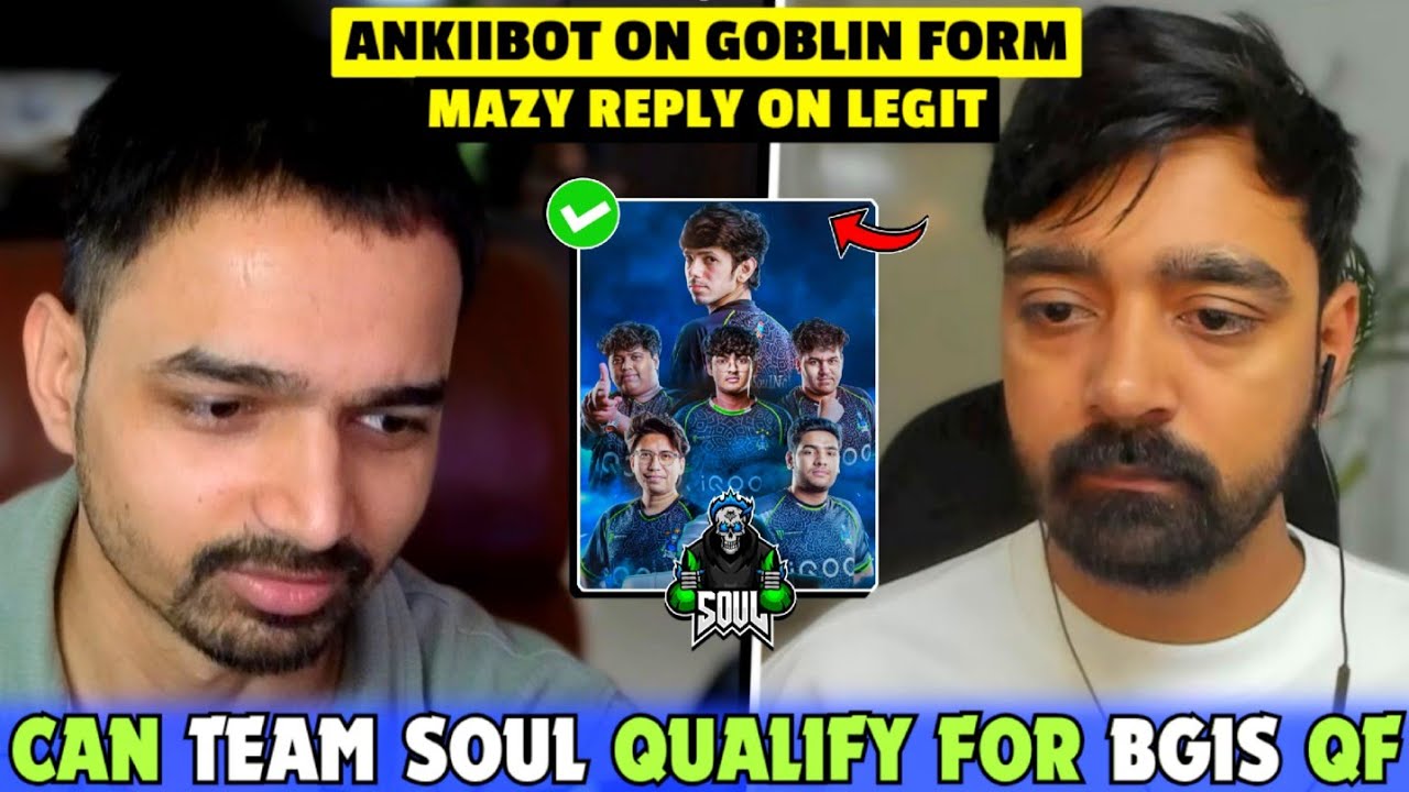 Mazy on Can SouL Qualify for BGIS QF ✅ Mazy Reply on SOUL Legit 🔥 AnkiBot on Team SouL 🚀