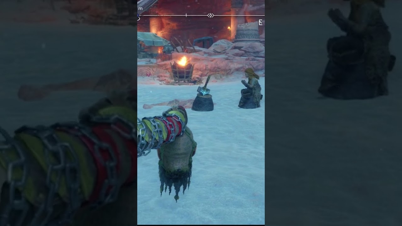 Дочь Тора Труд с Мьёльниром | Бог войны Рагнарёк