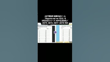 .NET (C#/VB.NET)帳票ツール Reports.net WPF対応版リリース #wpf #csharp #dotnet