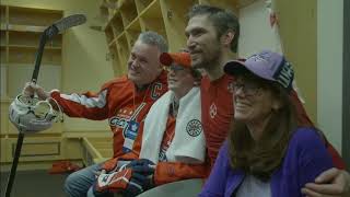 Behind the scenes of Alex Luey's big night with Ovechkin