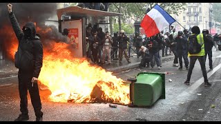 1er-Mai : Les images des scènes de tension pendant les manifestations à Paris