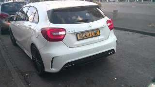 Mercedes A45 Amg Start Up, Rev And Hard Accelerati