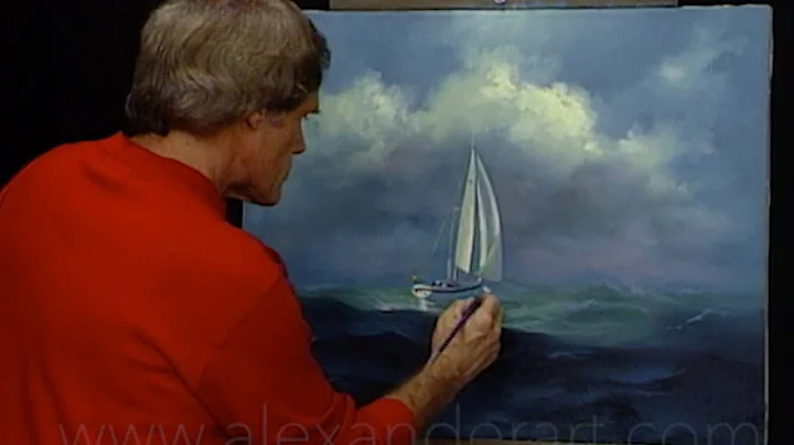 How to Paint a Sailboat and Ocean by Master Artist...