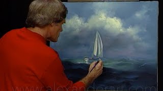 How to Paint a Sailboat and Ocean by Master Artist, Buck Paulson