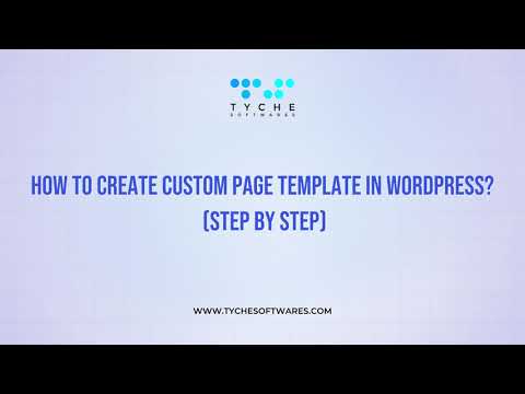 Create Custom Page Template in WordPress