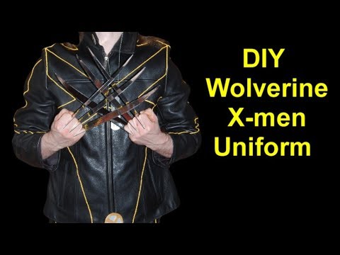 DIY वूल्वरिन कॉस्टयूम ट्यूटोरियल Xmen भाग 2