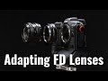 Adapting FD Mount Lenses to Mirrorless Cameras