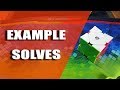 5 Example solves de Skewb #4