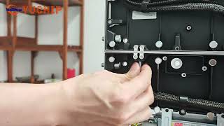 How To Connect Indoor Led Display Cabinets Signal Power Linking Yuchip Infislim Pro