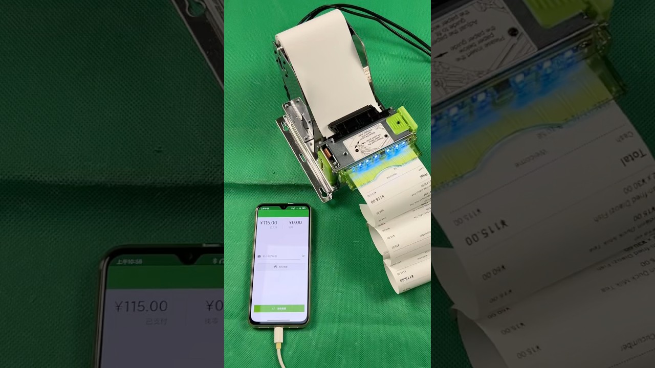 High-Speed Embedded Receipt Printer: Print Receipts in Seconds! 