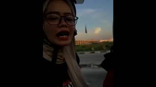 Awek Cun Ckap Siapa Berani Kacau Aku Baling Pakai Ni