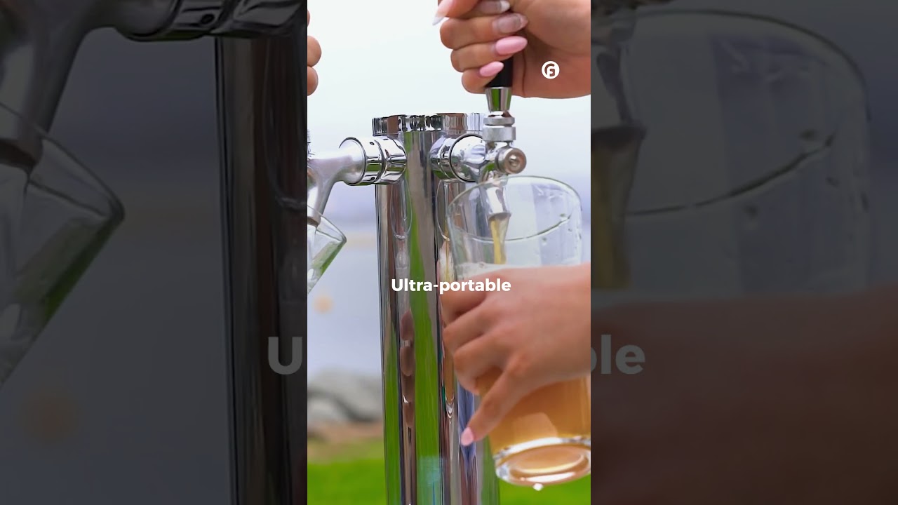 Cooler Keg – a stainless steel cooler and CO₂-driven draft system puts anything on draft
