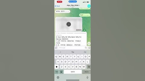 Telegram Algo Commands