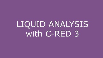 Liquid Analysis in SWIR with C-RED 3