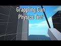 Grappling gun physics demonstration