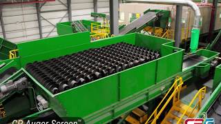 CP Auger Screen at MSW Facility in Hampden, Maine