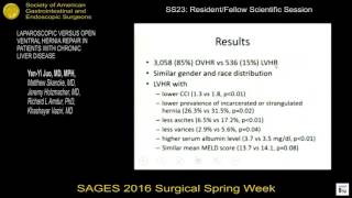 Laparoscopic versus open ventral hernia repair in patients with chronic liver disease