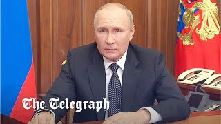 Putin warns West 'I am not bluffing' over nuclear weapons as he announces partial mobilisation