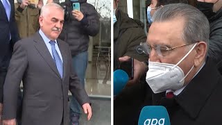 Ata Abdullayev Ramiz Mehdiyevin çıxışını kəsir: İlham Əliyev haqda sual verir