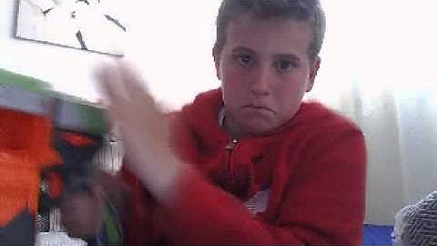 nerf vortex vigilon mini trick(sry for no microphone)