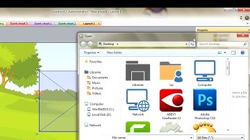 การแทรกวีดีโอบทเรียนคอมพิวเตอร์ช่วยสอนด้วย Construct 2