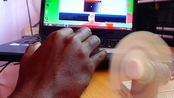 Speed control of dc motor from laptop using arduino and processing