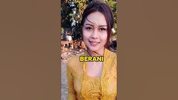 Bahasa Bali nya BERANI #bali