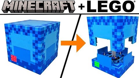 100% WORKING LEGO® Minecraft Shulker Box