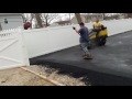 Colocacion de black top (asfaltos) de forma manual