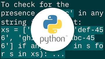 How to check if a string is a substring of items in a list of strings