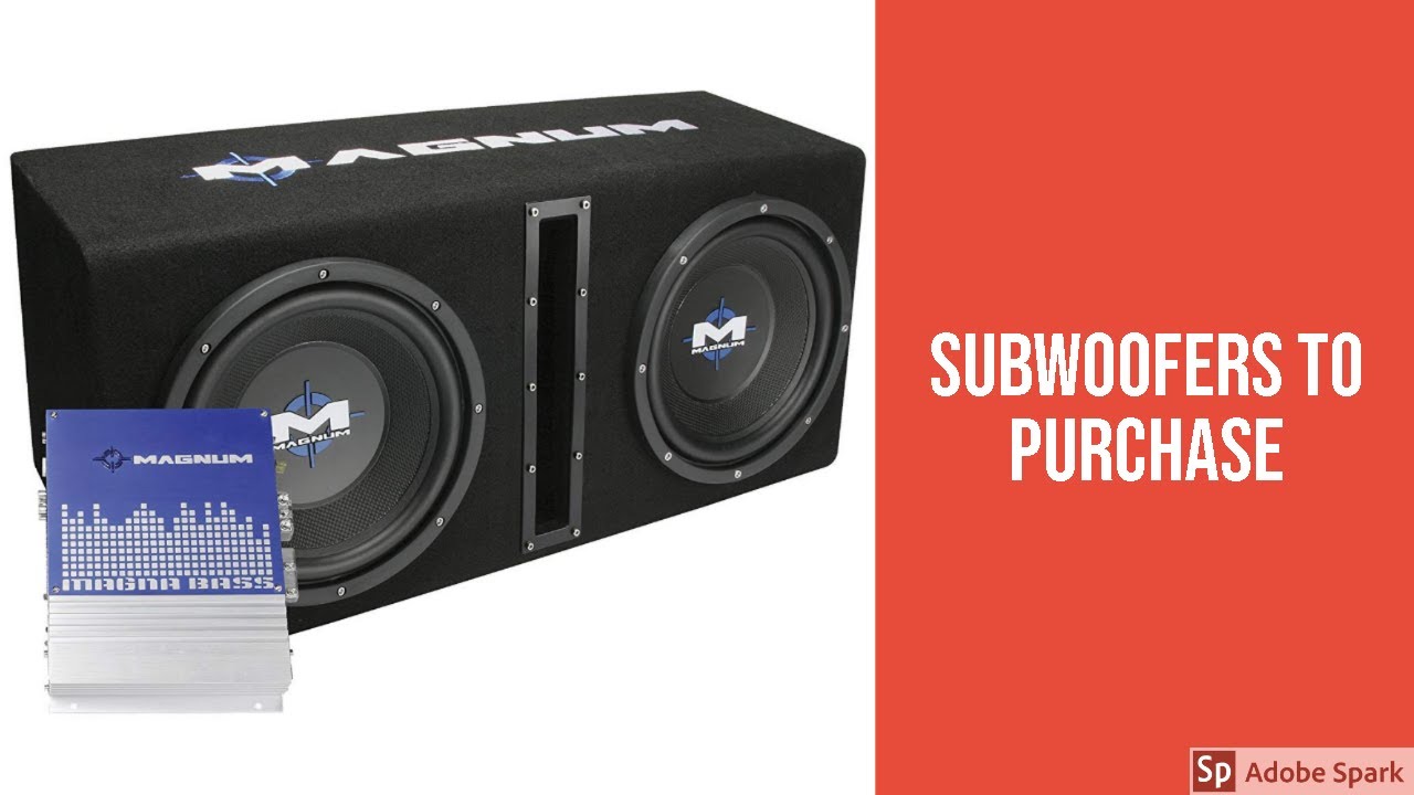 Best Subwoofers Reviews 2019 Subwoofers To Purchase YouTube