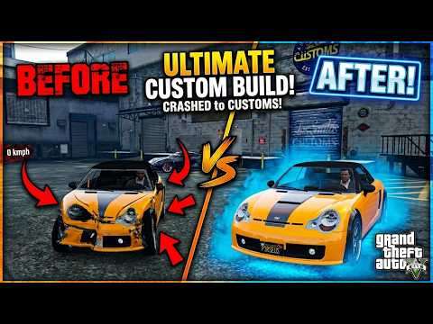 From Trash to Treasure: Ultimate Car Transformation in GTA V! 🏎️🔥 #gta #gta5 #gtav